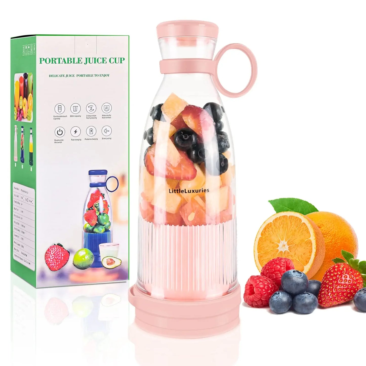 Rechargeable Blender Bottle Fresh Juicer Portable Blender Mixer Smoothie Blender Electric Orange Fruit Juice Extractor Machine